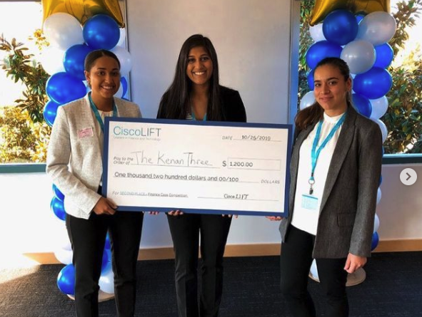 UNC 180DC members Mariel Frith and Capri D'Souza placed 2nd for Cisco's Finance Case Competition!